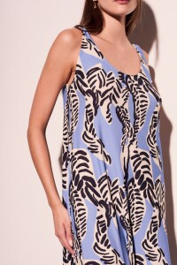 Vestido Print Celeste