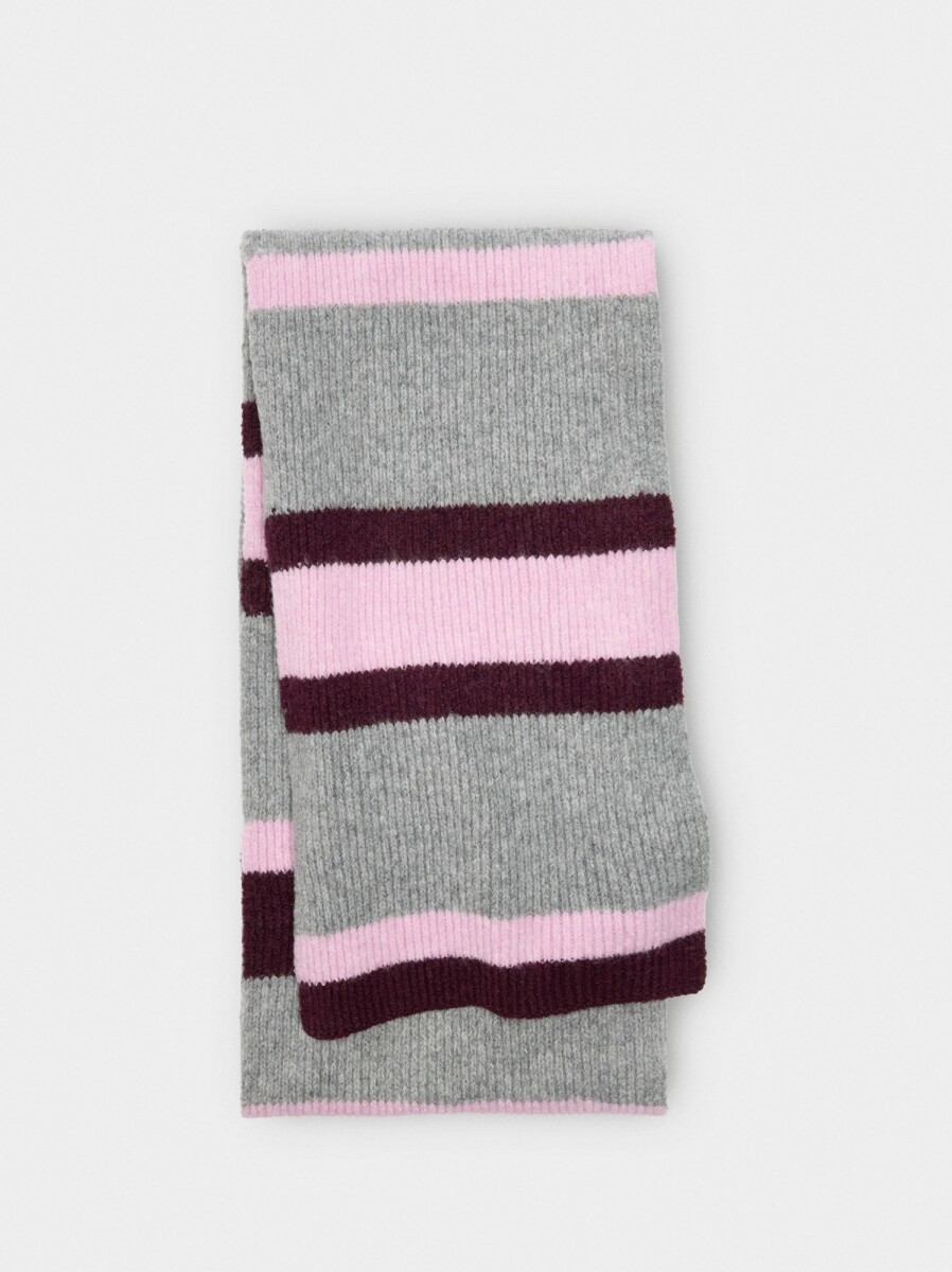 Bufanda Con Rayas - multicolor 
