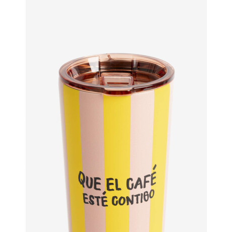 Vaso Metálico Estampado Combinacion Bicolor