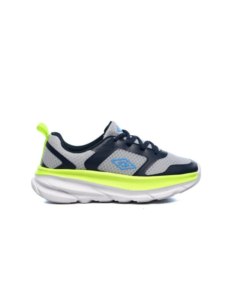 UMBRO CALZADO PLAY - Gris-lima 