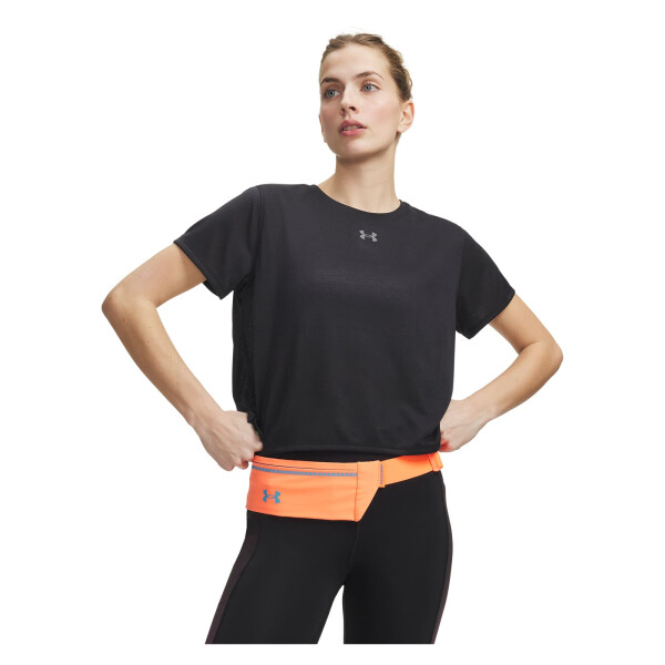 Remera UA Velociti Shortsleeve Mujer 6009540-001 Negro
