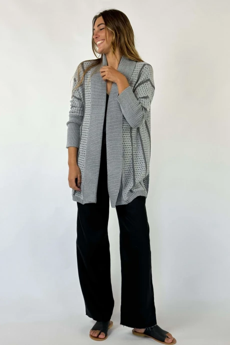 SACO AURA gris m/l