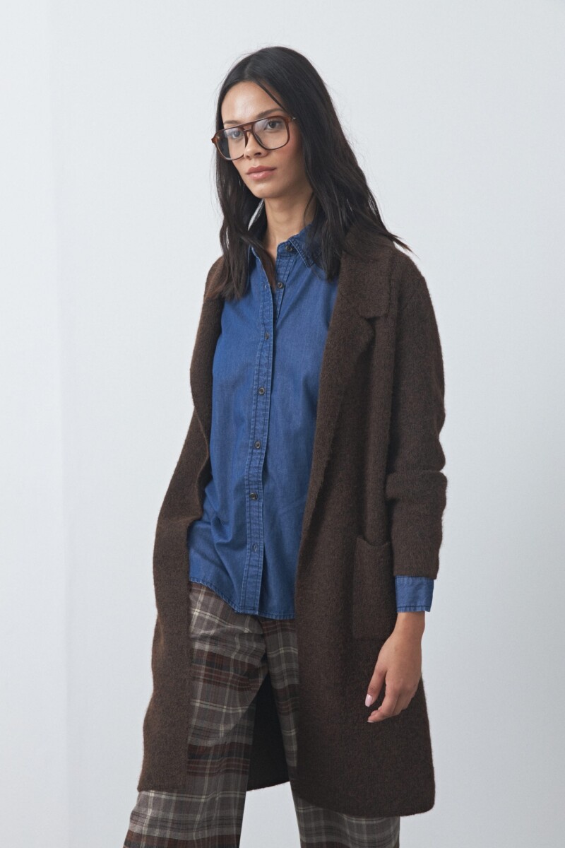 CARDIGAN BELORA Chocolate