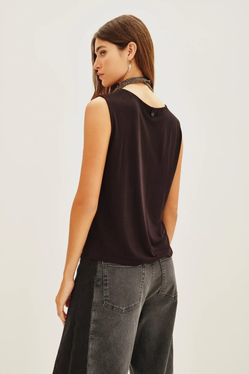 Musculosa Fly Glow Negro