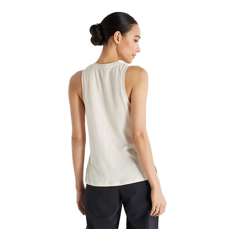 Musculosa New Balance Essentials Heathertech Blanco