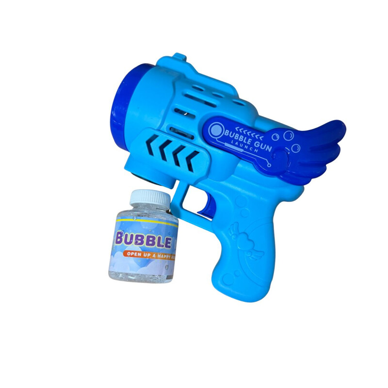 Pistola Lanza Burbujas Azul
