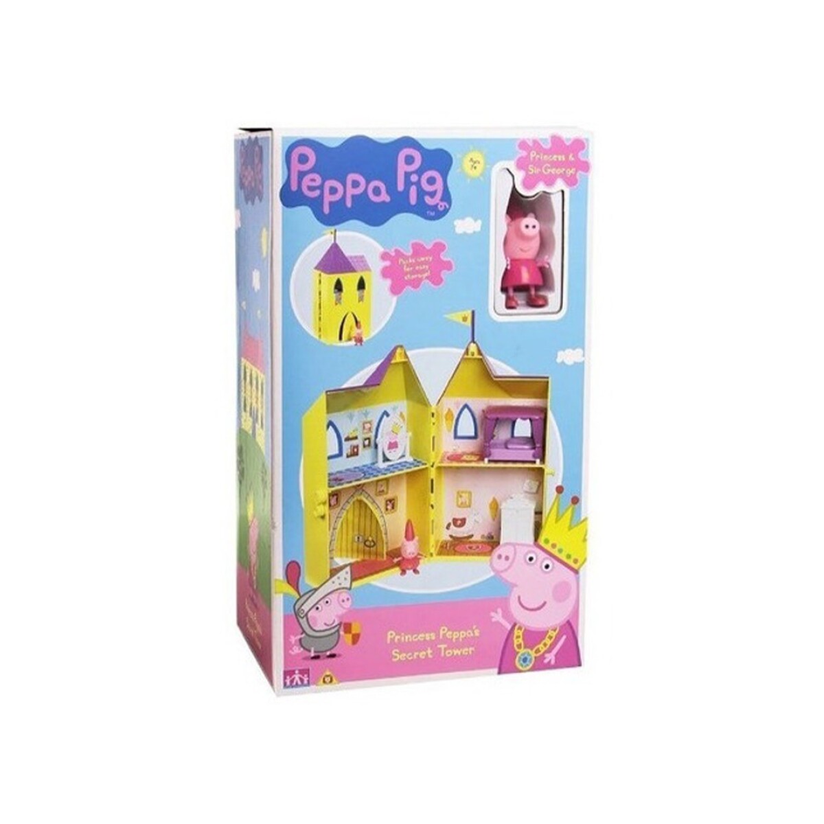 Figura Princesa Peppa Pig con Torre Secreta - 001 