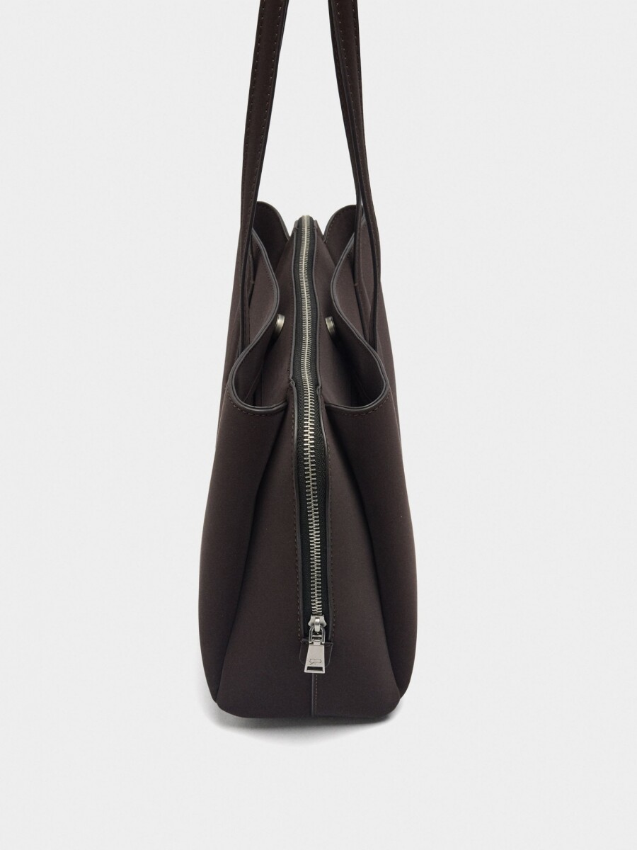 Bolso Para Portátil 13" Textura Suave marron