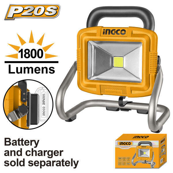 FOCO A BATERIA 20 VOLT LINEA P20S INGCO CWLI2025 FOCO A BATERIA 20 VOLT LINEA P20S INGCO CWLI2025