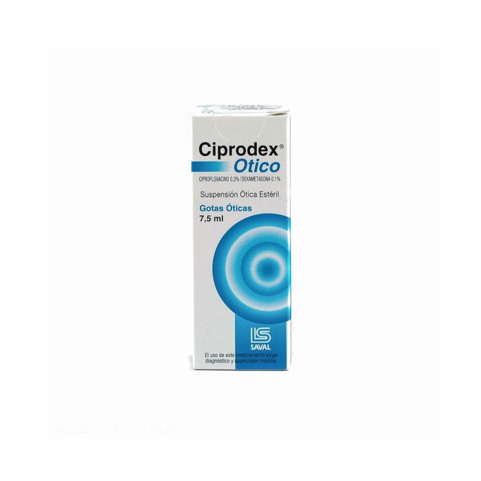 CIPRODEX OTICO GTS.X 7,5 ML. CJ única