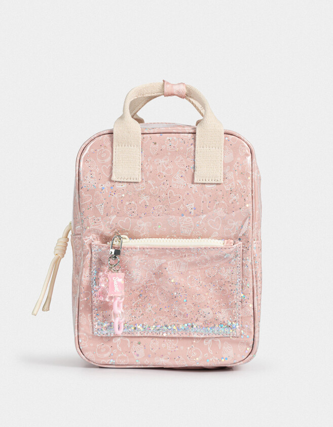 Mochilas y Carteras Infantiles Mochila Infantil Estampada - Rosa Claro