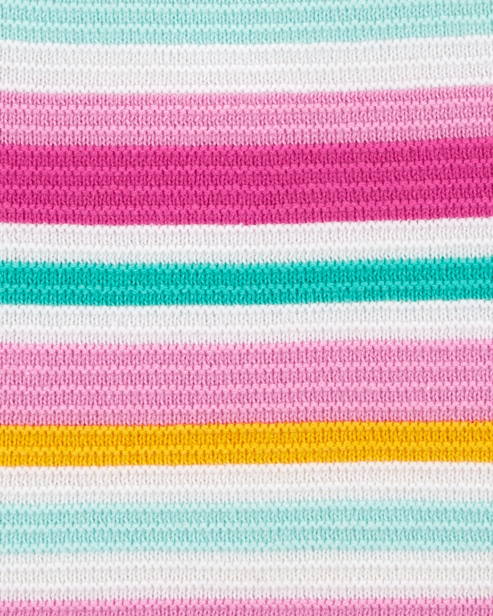 Musculosa a crochet, diseño a rayas Sin color