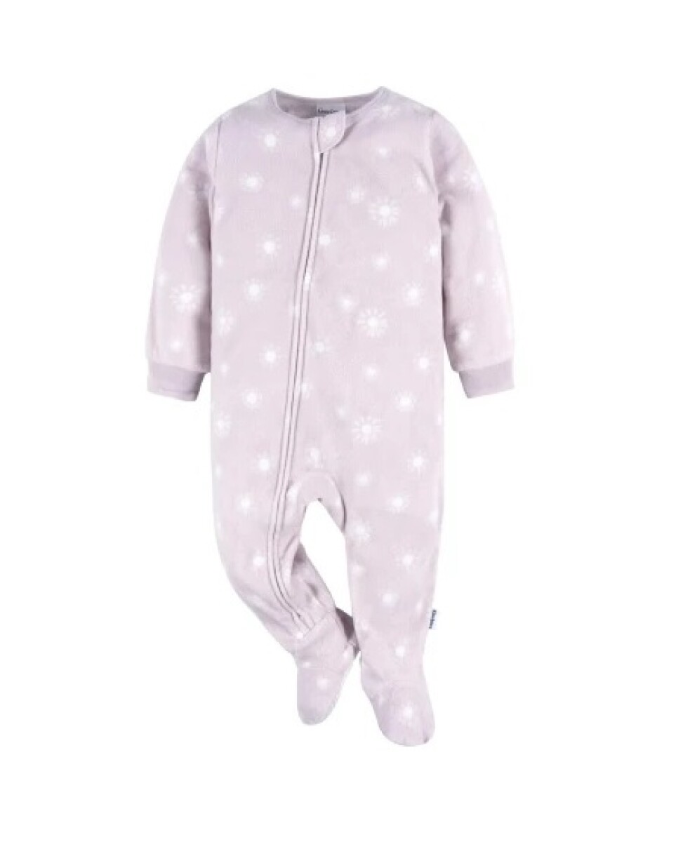 Pijama Micropolar con pie Gerber - Soles Lila 