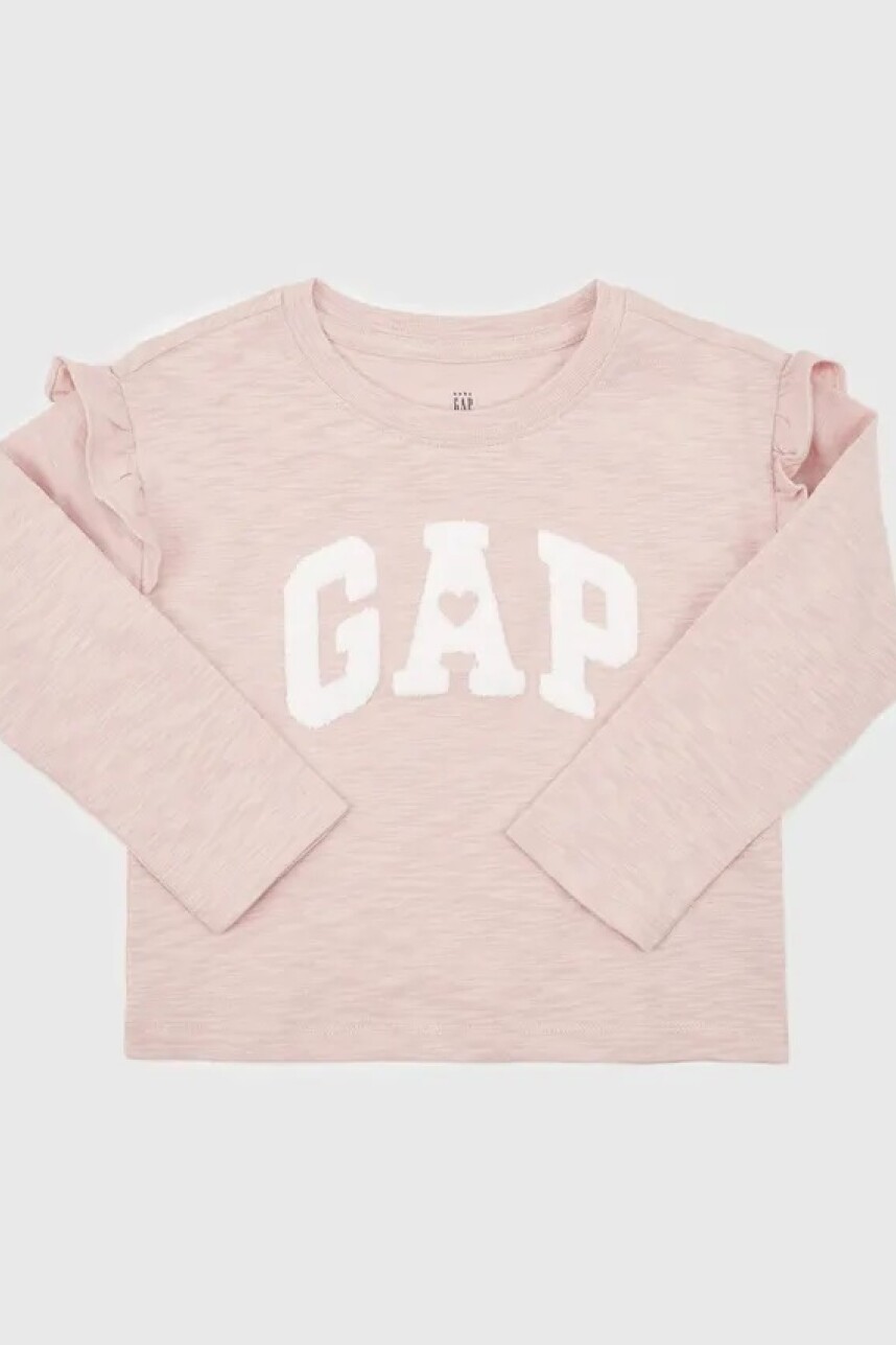 Remera Logo Con Volados Toddler Niña Primitive