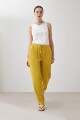Pantalón pijama de lino pistacho