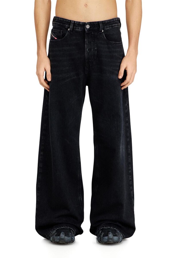Jean Para Hombre D-Rise Negro/gris Oscuro