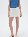 Short Pollera Vaskar Marfil / Off White