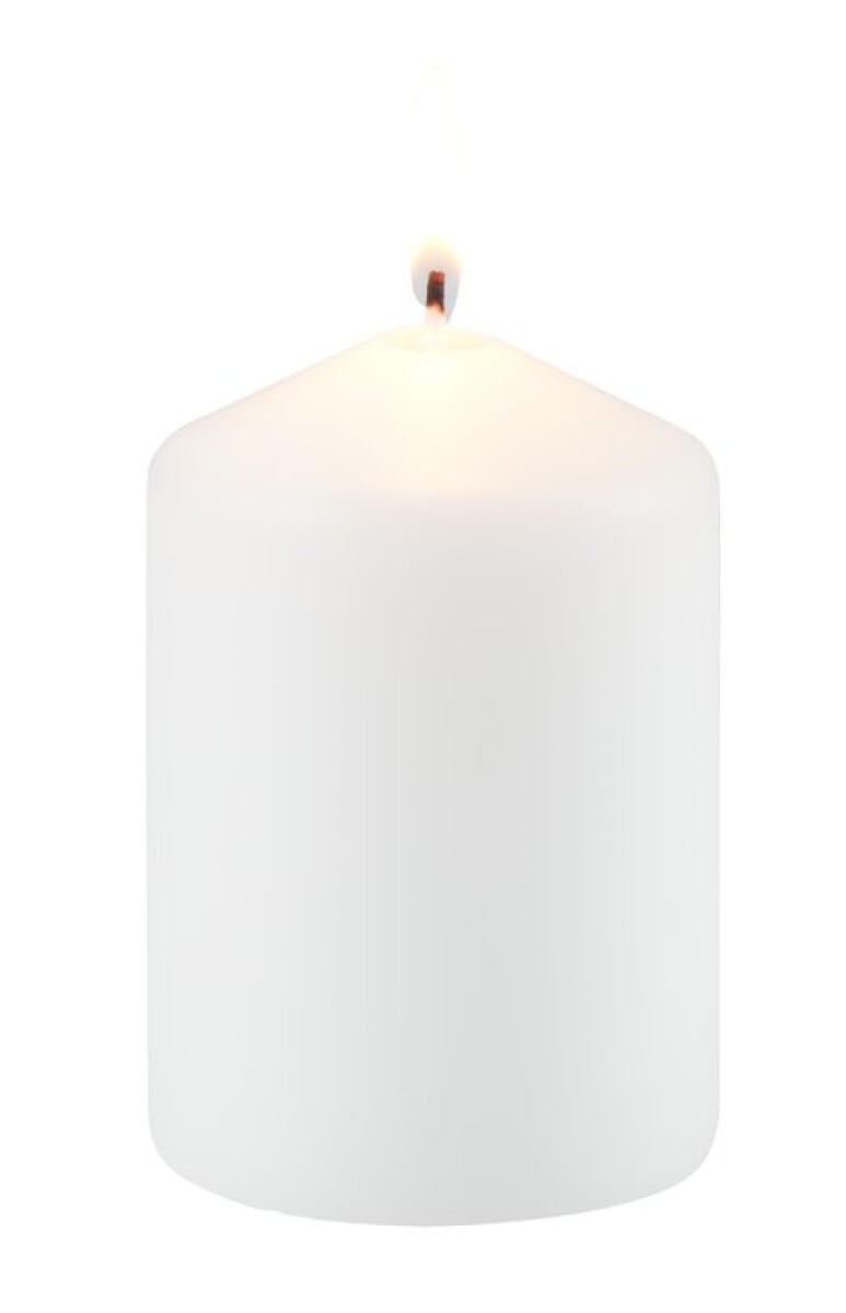Vela pilar TORALF Ø7xA10cm blanco 