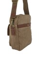 Morral cruzado en Lona Vintage Marrón