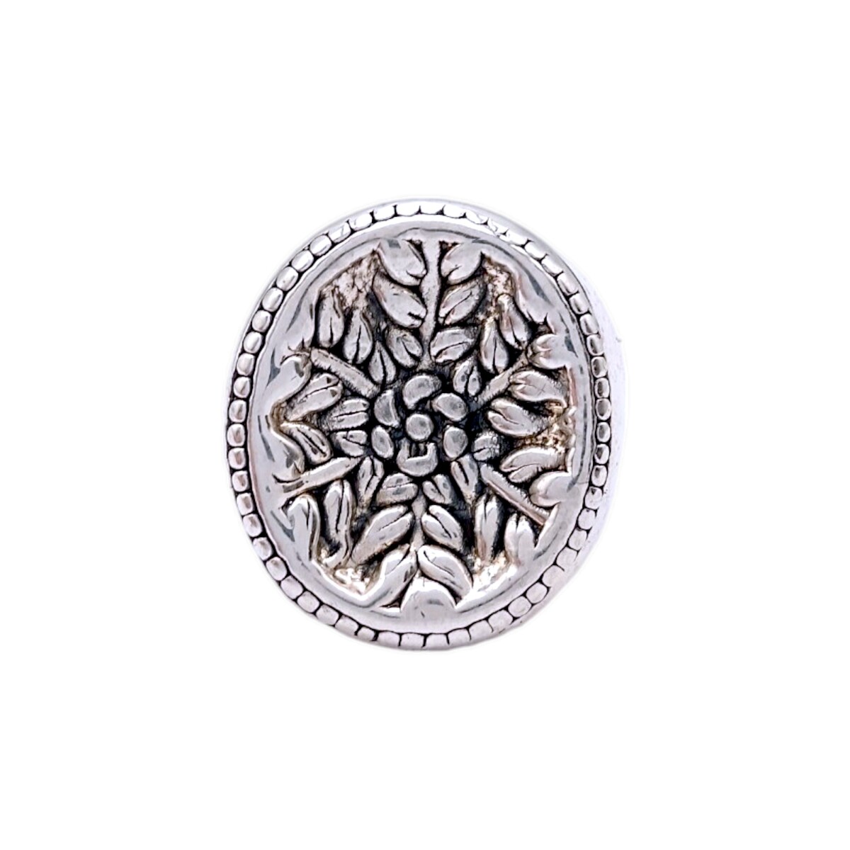 Anillo Flor-Plata 925 Inflada-Sin Piedra-AN3127 - sinpiedra 