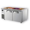 Mesa de trabajo refrigerada con buffet de ensalada 2 puertas Turbo Air Mesa de trabajo refrigerada con buffet de ensalada 2 puertas Turbo Air