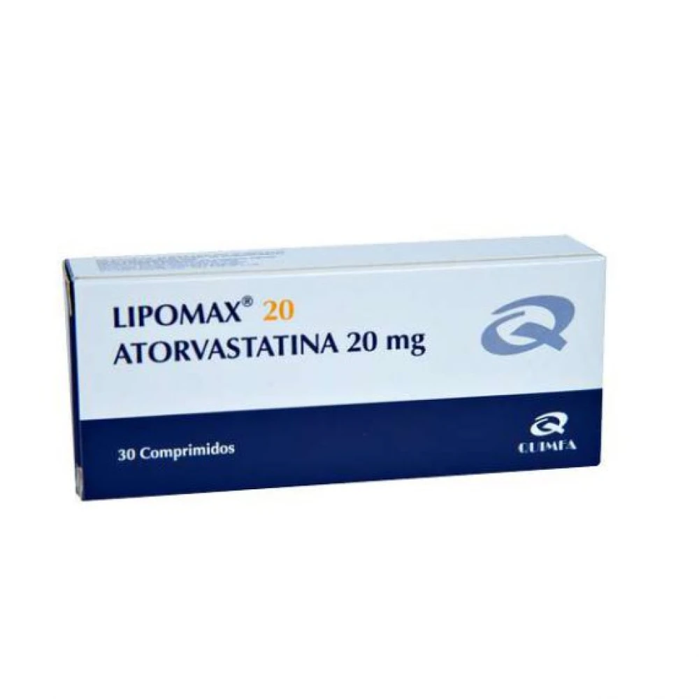 LIPOMAX 20 MG. CJ X 30 COMPRIMIDOS