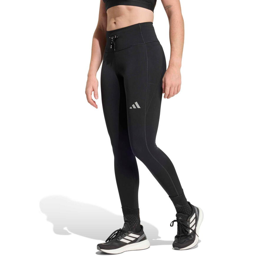 Calza de Mujer Adidas Long Run Negro