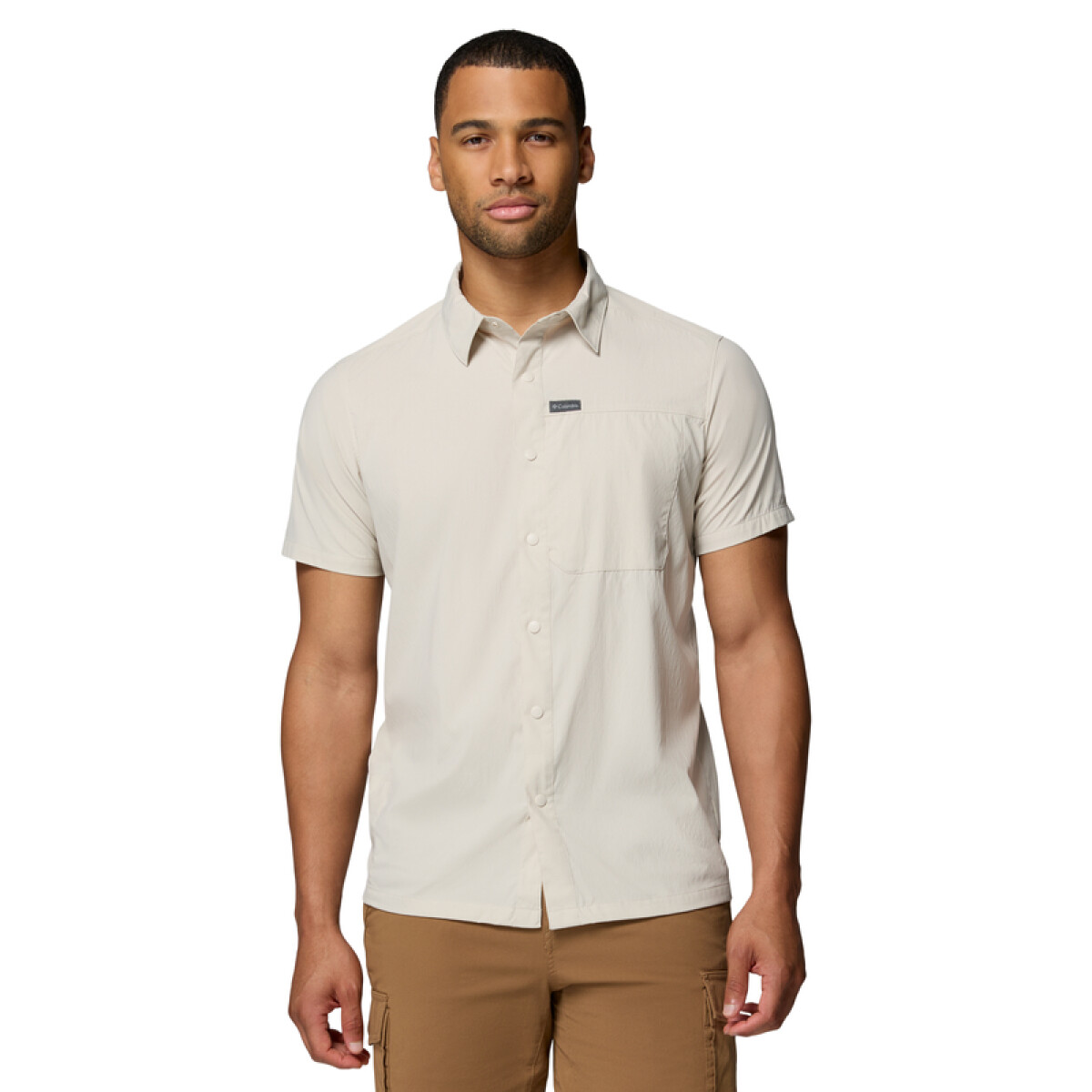 Camisa Sage Peak SS Hombre - DARK STONE 