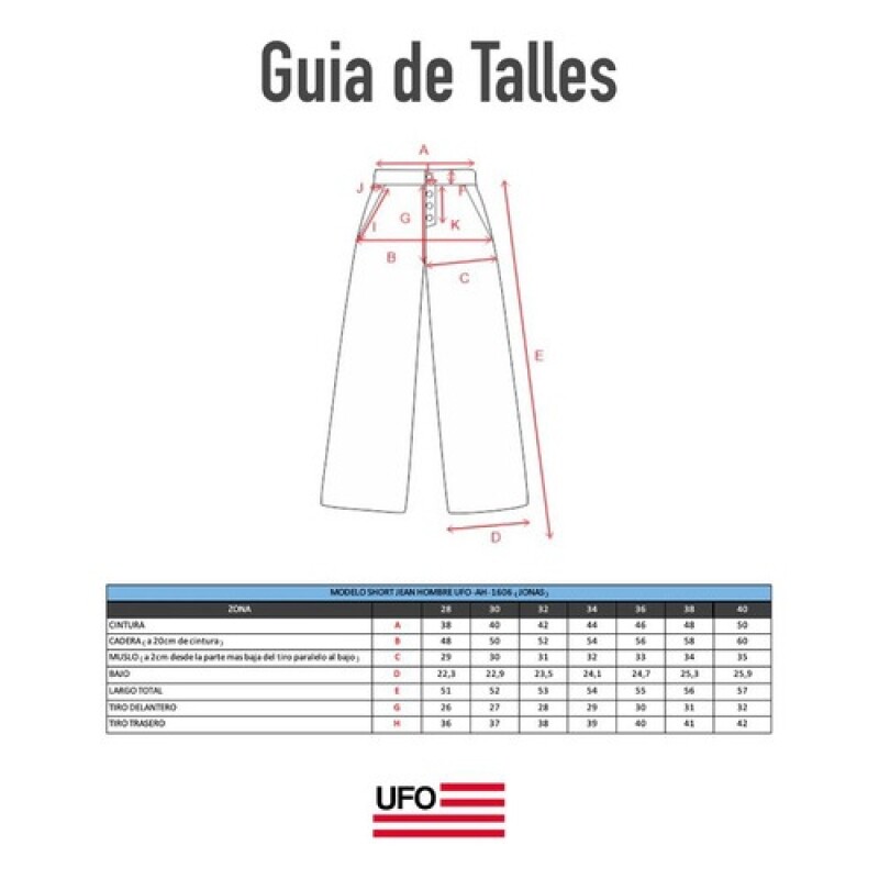 Short bermuda de jeans UFO Jonas Negro Negro