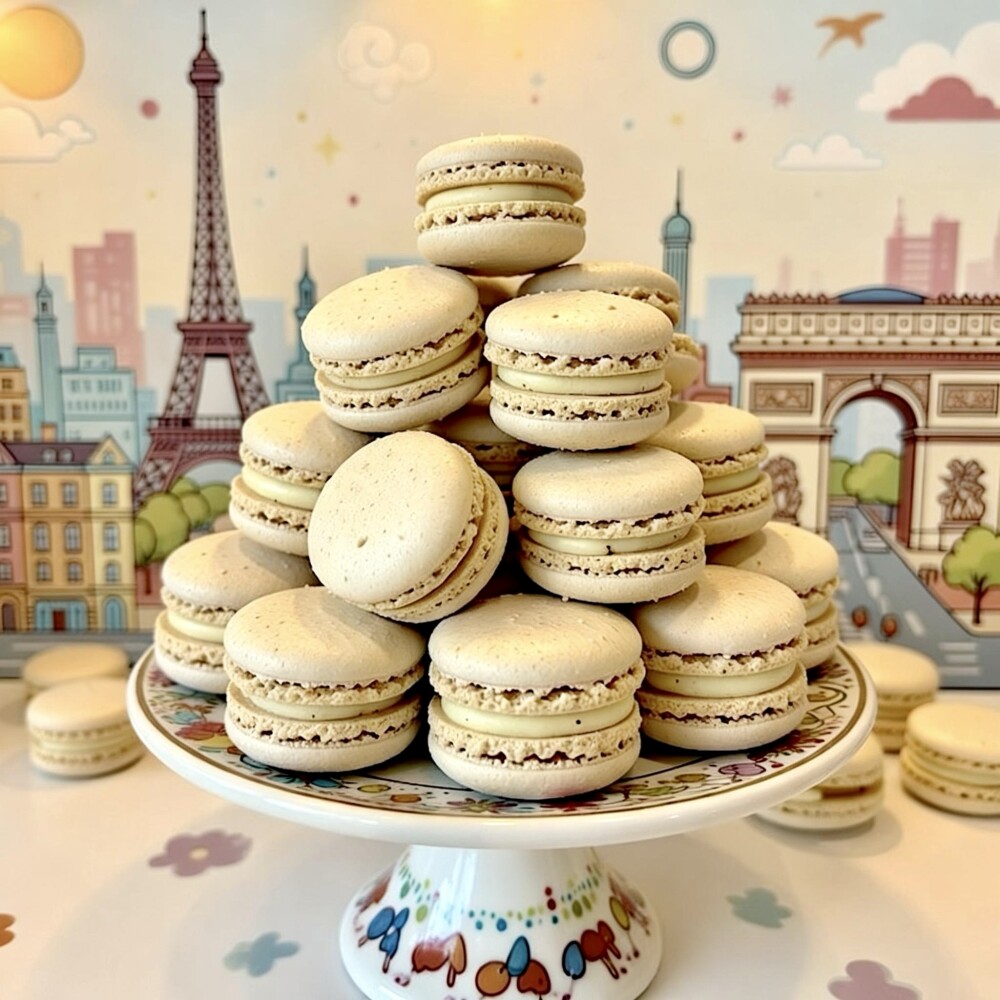 4 Macarons de Limón 4 Macarons de Limón