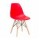 Silla Eames Comedor Cocina Mejor Calidad Mercado Rojo