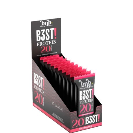 Barra Best Protein Caja X10 NB Frutos rojos