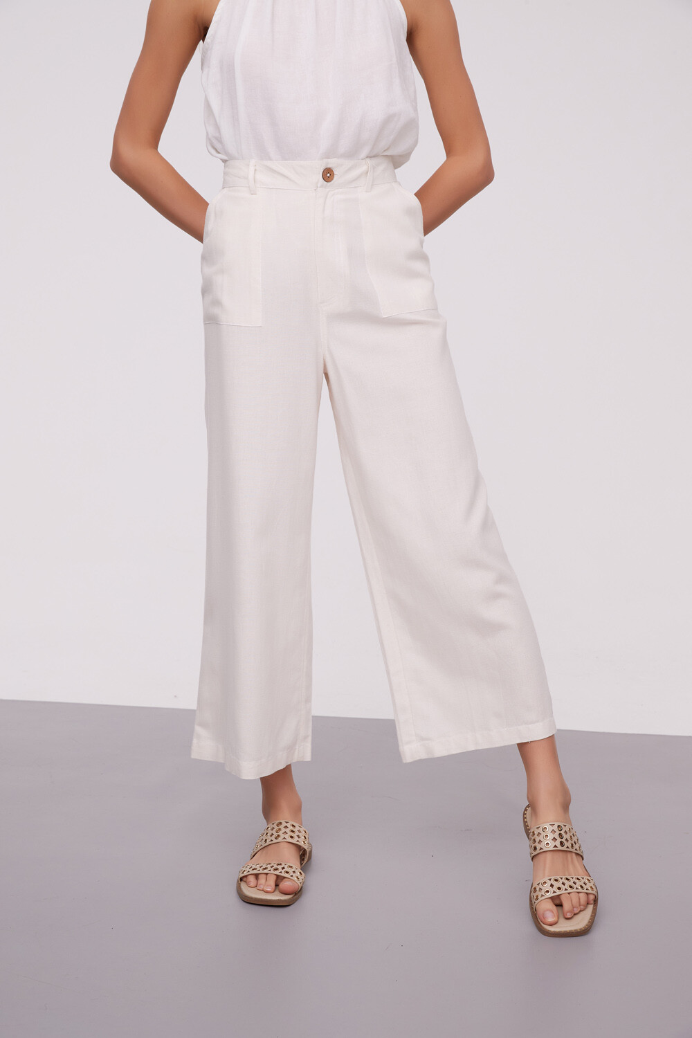 Pantalon Xanthi Marfil / Off White