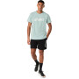 Polos Training Asics Logo Tee Hombre Ocean Haze