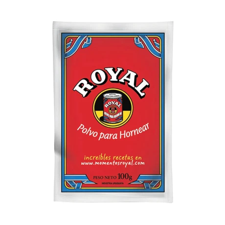 Polvo para Hornear ROYAL Display 20 Sobres 100grs Polvo para Hornear ROYAL Display 20 Sobres 100grs
