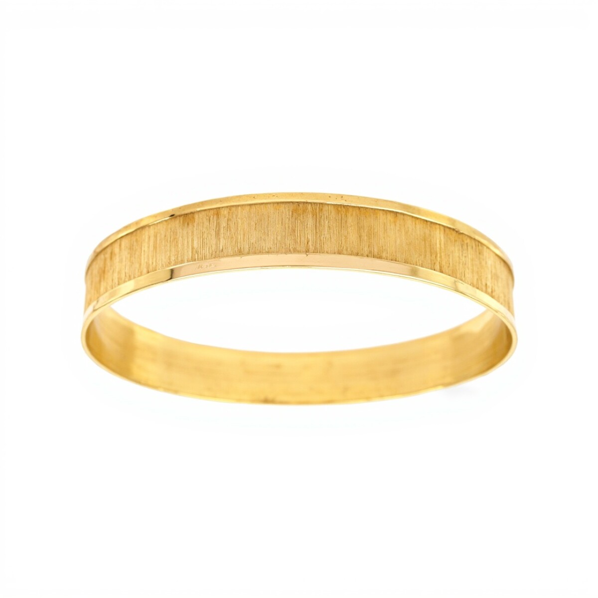 Esclava rayada con Borde-Oro bajo-Sin piedra-ES8001 - sinpiedra 