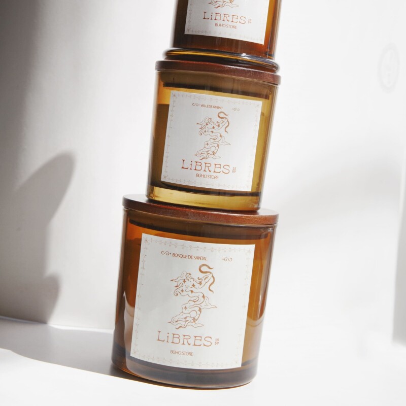 Vela aromática Valle de Ambar 170g Vela aromática Valle de Ambar 170g