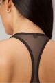 Bra Mesh Low Impact Bra Mujer Dark Sienna