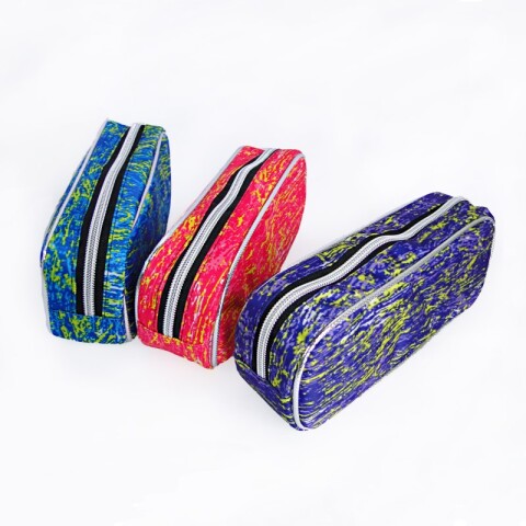OUTLET Cartuchera rectangular diseño jaspeado 21*10*6 cm Outlet Cartuchera Rectangular Diseño Jaspeado 21*10*6 Cm