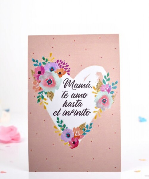 Tarjeta día de la madre 10x15 DISEÑO 4
