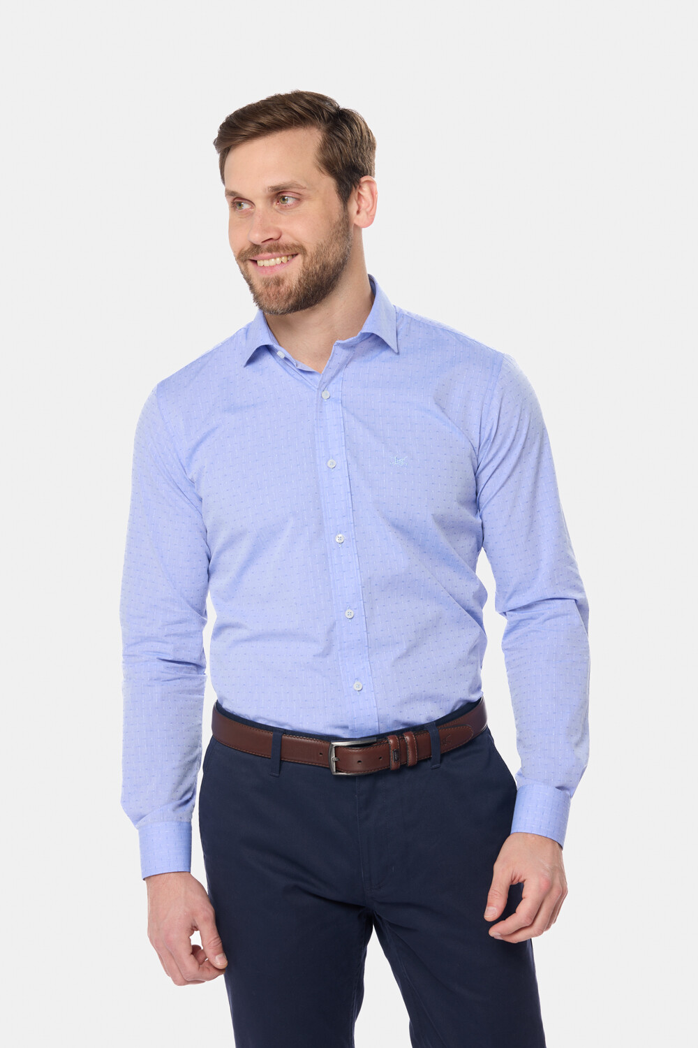 CAMISA DE VESTIR FANTASIA Azul