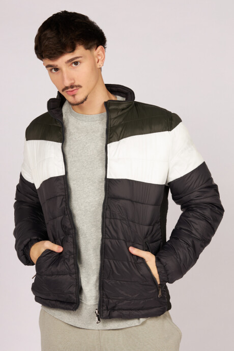 CAMPERA RICH Gris/negro