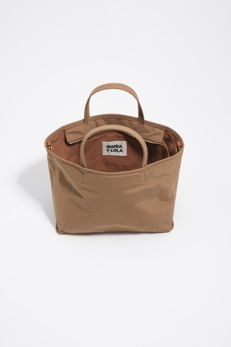 BOLSO SHOPPER MEDIANO Canela