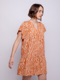 VESTIDO ENRICO PRINT Almendra