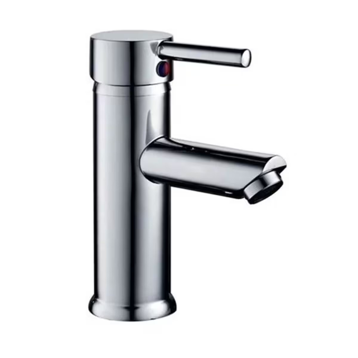 Grifería De Lavatorio Monocomando De Mesada Milano Cromado 