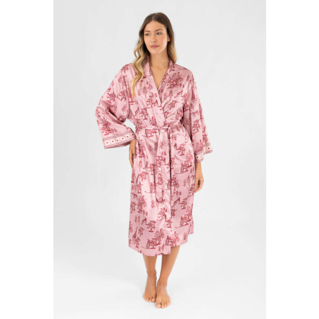 Animal jouy robe Rosado