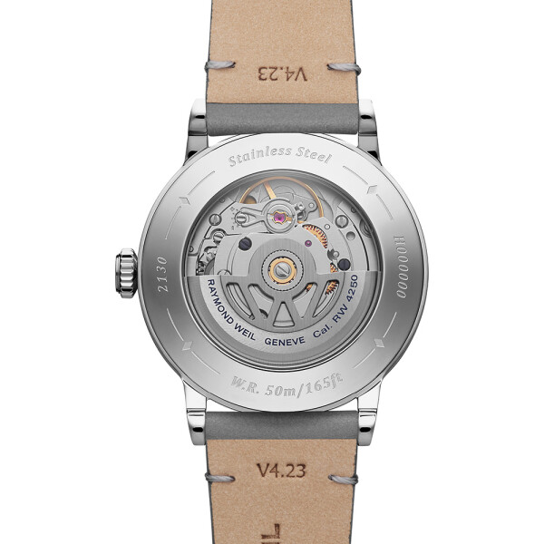 Reloj RAYMOND WEIL Millesime Small Seconds Automático con correa y esfera gris. Reloj RAYMOND WEIL Millesime Small Seconds Automático con correa y esfera gris.