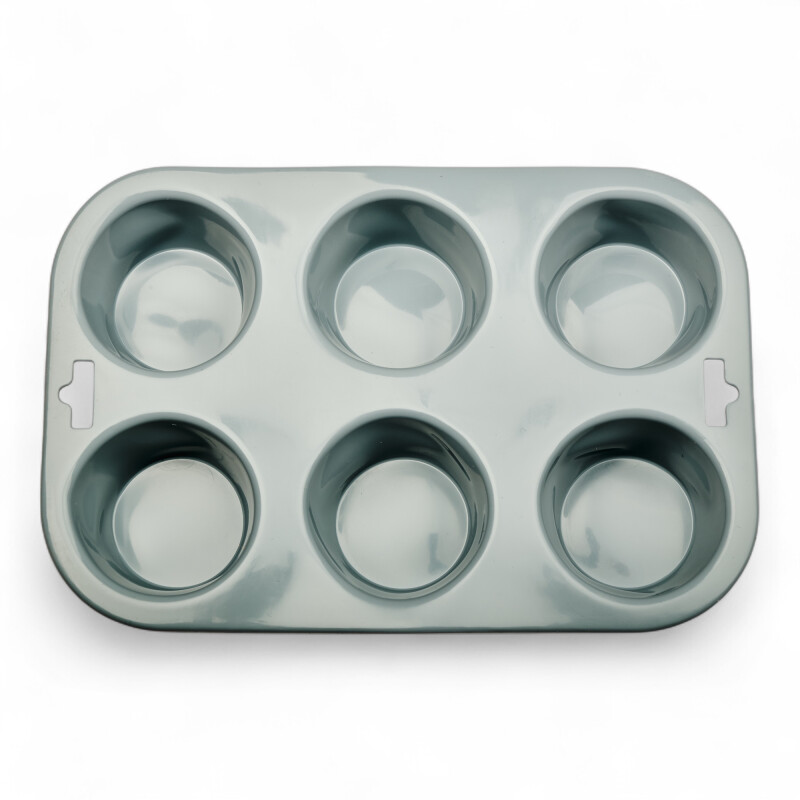 Molde Silicona 6 Muffins Sin Color