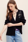 CARDIGAN AGNES LONG Gris Oscuro