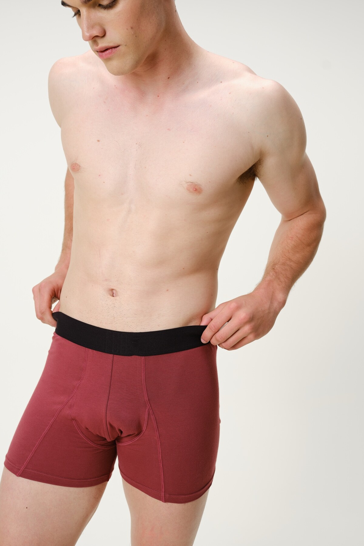Boxer Algodón Bordo